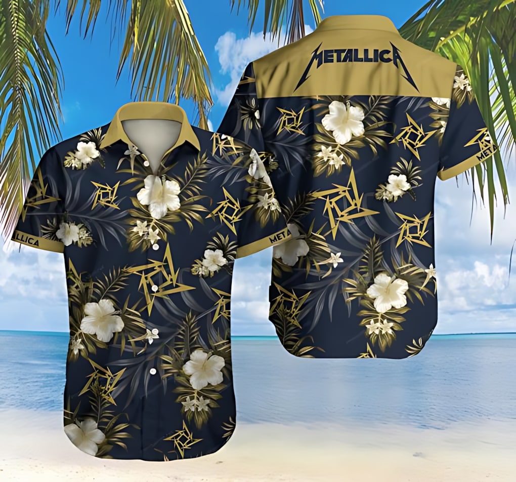 Metallica Metal Up Your Aloha Hawaiian Shirt