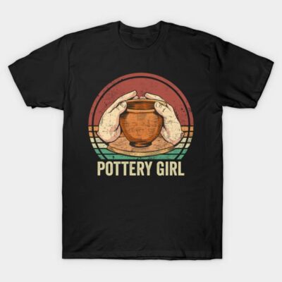 Pottery Girl T-Shirt by Visual Vibes
