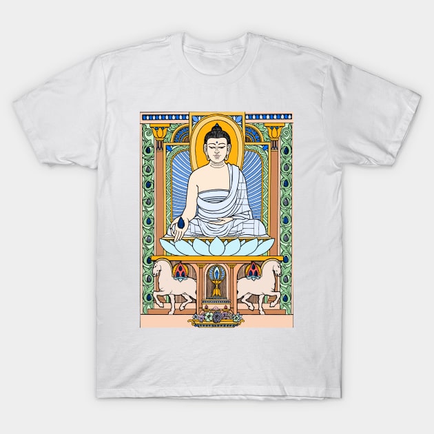 Buddha 02 T-Shirt by pandascool