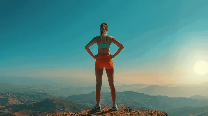 Orange athletic shorts, women's activewear, ideal for hiking and outdoor activities, breathable fabric, stylish fit.