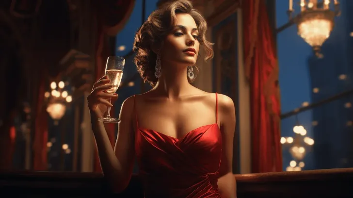 Elegant red satin evening gown, sleeveless, perfect for formal events, featuring a classic silhouette and luxurious fabric.