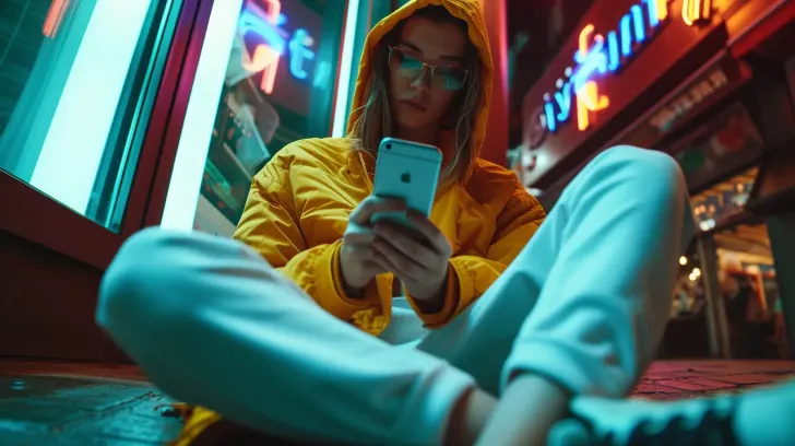 Yellow hooded jacket, modern streetwear style, perfect for casual outings, urban fashion statement, unisex design.