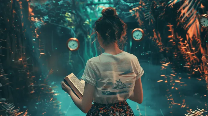 White graphic tee with nature print, casual style, perfect for outdoor adventures and everyday wear. Cotton material.