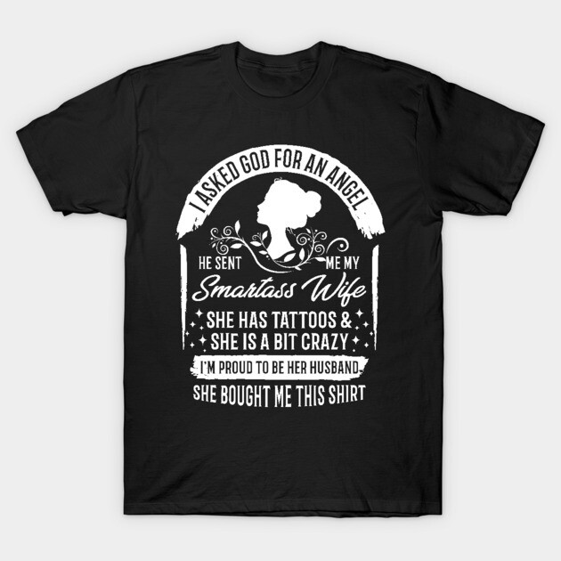 Black cotton novelty t-shirt with humorous text design, ideal for casual wear or gifting.