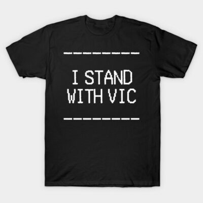Black cotton T-shirt with bold white text design, casual style, unisex, perfect for everyday wear.