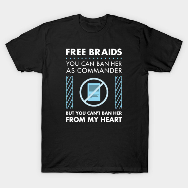 Black cotton t-shirt with white and blue text design, casual style, perfect for everyday wear, unisex fit.