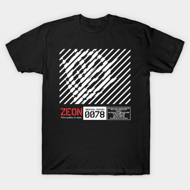 ZEON stripes T-Shirt 1 ZEON stripes T-Shirt by don_kuma