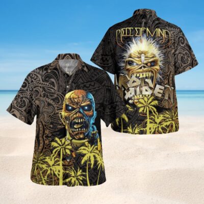 Iron Maiden Piece of Mind 1983 Hawaiian Shirt