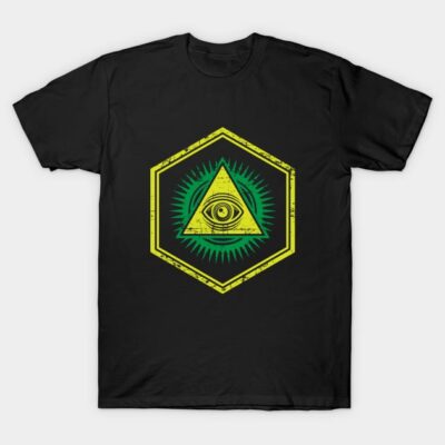 Green Illuminati T-Shirt by CTShirts