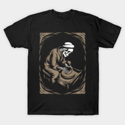Skeleton Pottery Artist T-Shirt by ArtisticCorner