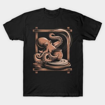 Octopus Pottery Artist - Pottery T-Shirt by ArtisticCorner