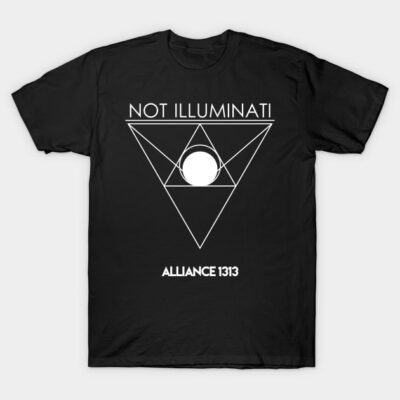 Not Illuminati T-Shirt by catandfox