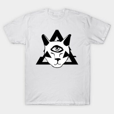 Illumikitty-kawaii pastel goth Halloween-illuminati-heavy mettal kitty T-Shirt by AnanthKDileep