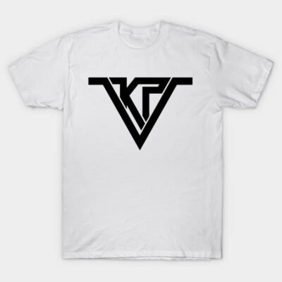Black Logo (Centered Chest) T-Shirt by KP5ive