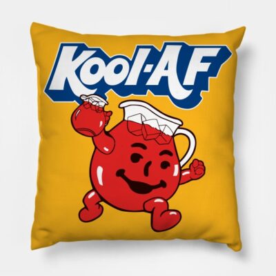 Kool AF Man Pillow by Alema Art