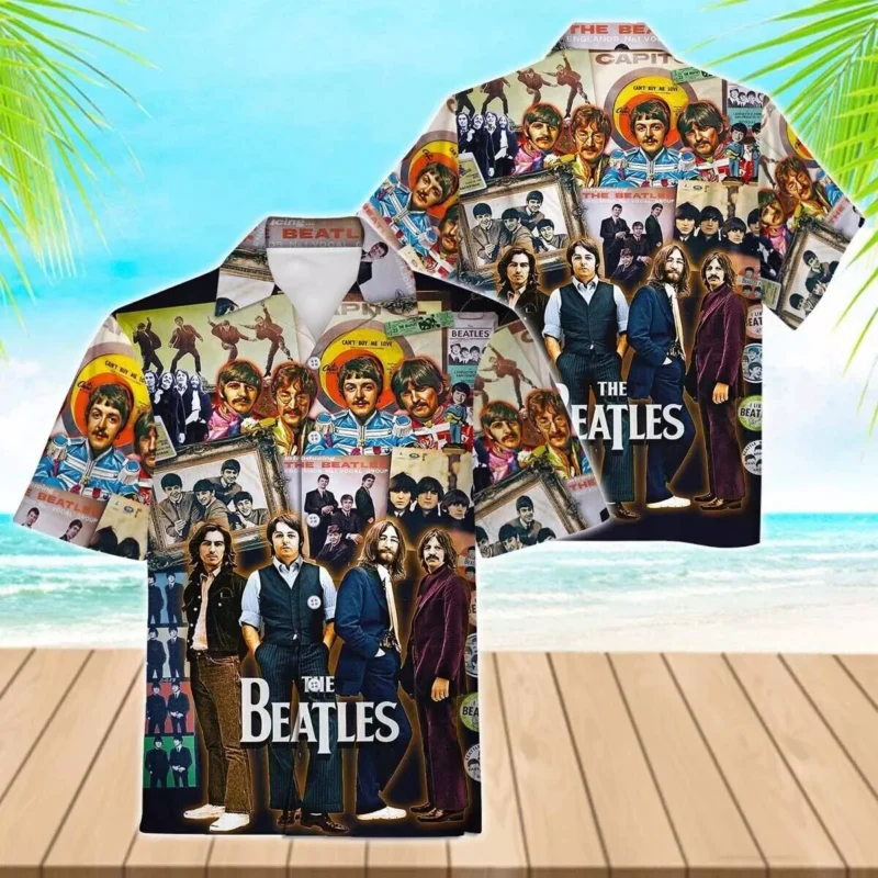 Beatles Album Art Hawaiian Shirt