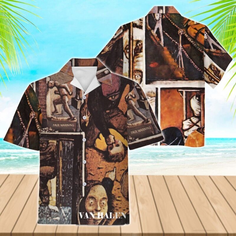 Van Halen Fair Warning Hawaiian Shirt