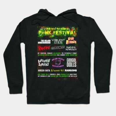 Math & Science Punk Rock Music Festival Hoodie by rydrew