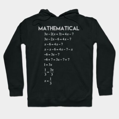 Mathematical Hoodie by poeelectronica