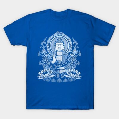 Siddhartha Gautama Buddha - White Halftone T-Shirt by GAz