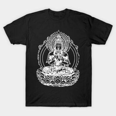 Flaming Buddha T-Shirt by madeinchorley
