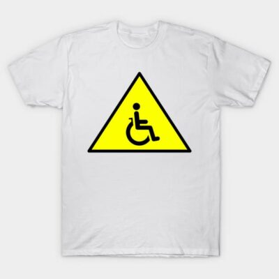 Wheelchair symbol T-Shirt by mariauusivirtadesign