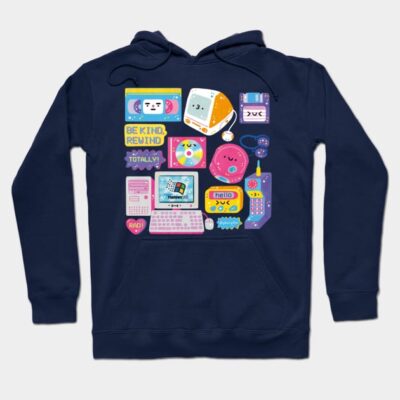 Retro Tech Hoodie by Figberrytea