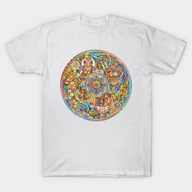 Mandala BUDDHA T-Shirt by ARTofDiNo.com & SAVE eARTh.us