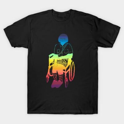 Rainbow (Manual Chair) T-Shirt by annieelainey