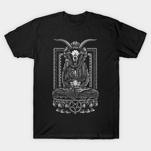 Baphomet Buddha T-Shirt by GAz