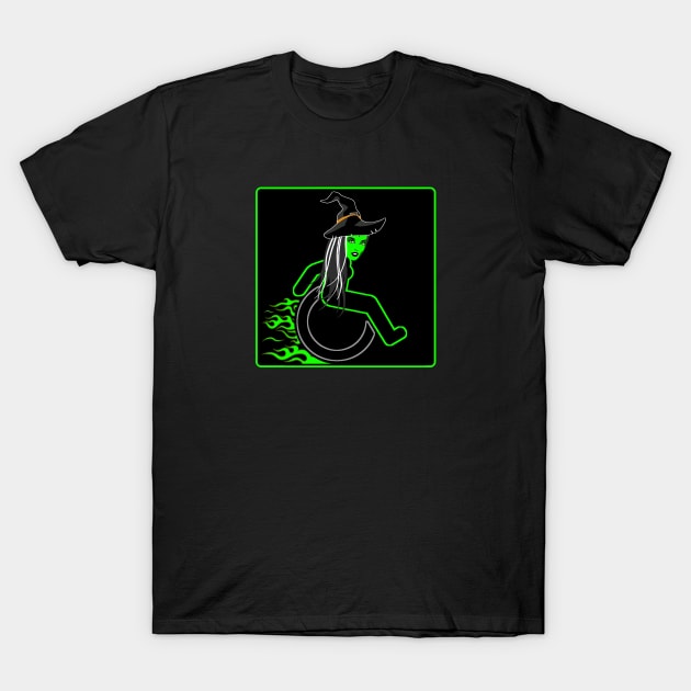 WHEELCHARIOT 16 (Witch) T-Shirt by GardenOfNightmares