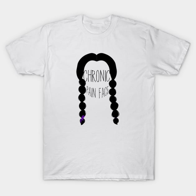 Chronic Pain Face T-Shirt by spooniespecies