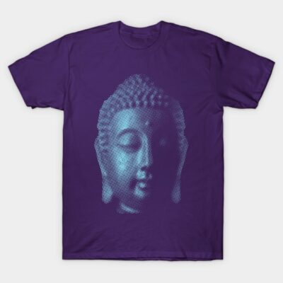Big Blue Buddha T-Shirt by ROBOTFACE T-Shirts
