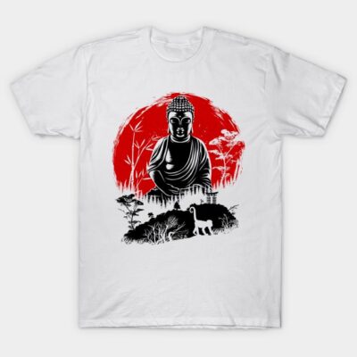 Buddha under the sun T-Shirt by albertocubatas