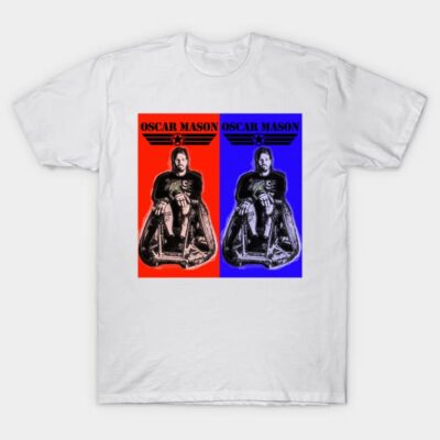 Oscar Mason Red & Blue T-Shirt by Boy without Legs