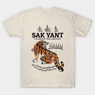Tiger Tattoo T-Shirt by KewaleeTee