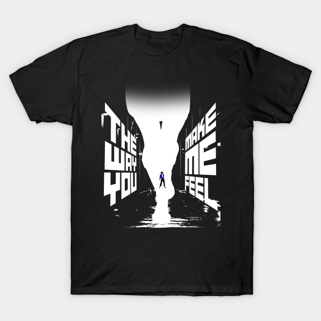 MJ - The Way You Make Me Feel T-Shirt by thechromaticscale