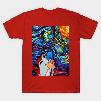 van Gogh Never Experienced Space Madness T-Shirt by sagittariusgallery
