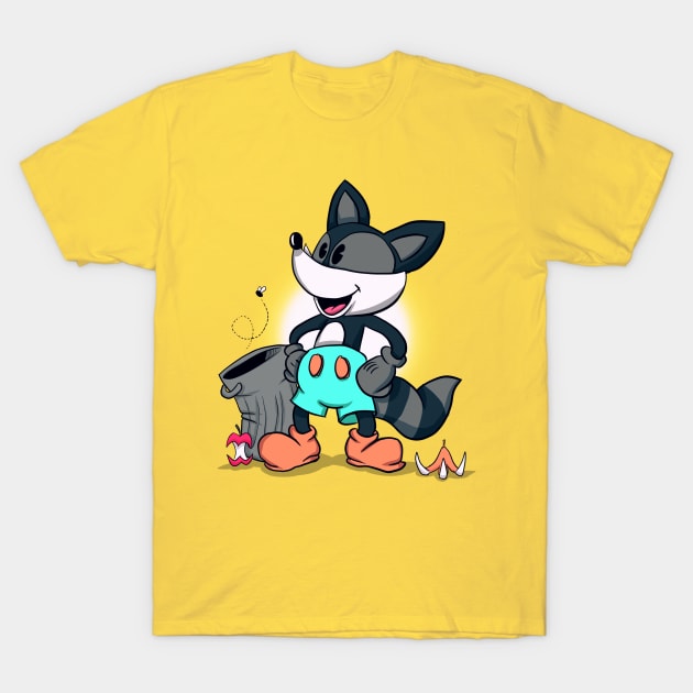 Ricky Raccoon T-Shirt by LVBart