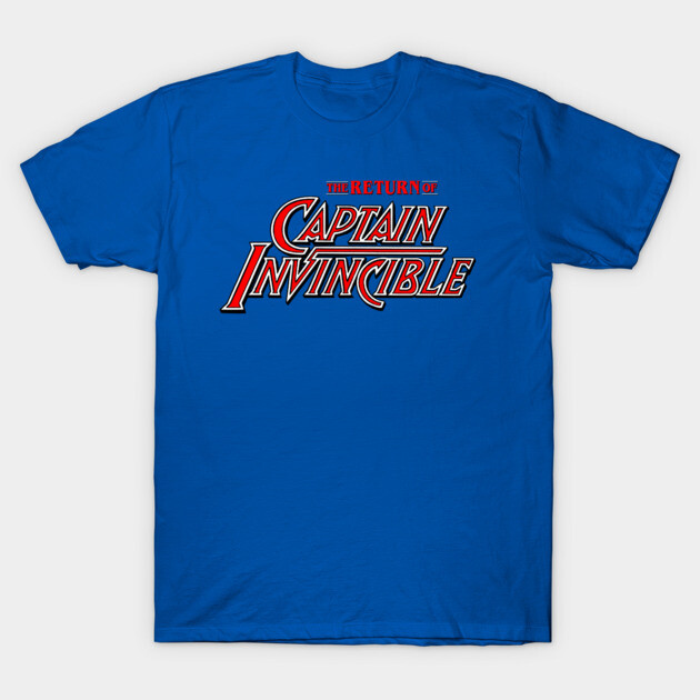 Captain Invincible (Red) T-Shirt by shockyhorror