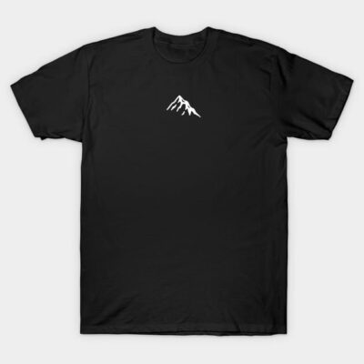 Single Mountain - White Version T-Shirt by SommersethArt