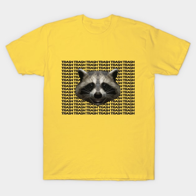 Raccoon Trash T-Shirt by giovanniiiii