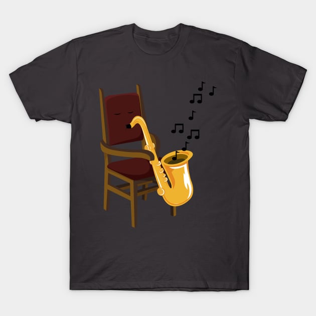 Musical Chair T-Shirt by Jessi Leigh