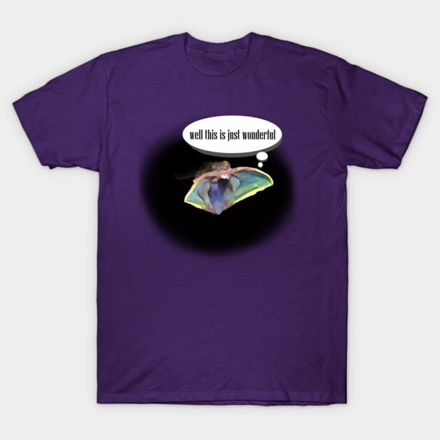 Sarcastic Fringehead T-Shirt by strikingtherainwing