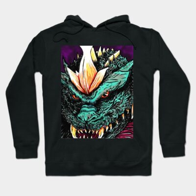 Space Godzilla Hoodie by paperistalking