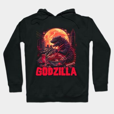 Ramen Godzilla Hoodie by gblackid