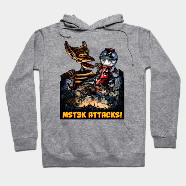 MST3K Attacks! Hoodie by ChetArt