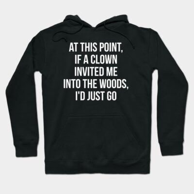 Black cotton hoodie with humorous text, casual style, perfect for cozy wear or gifting, unisex design.
