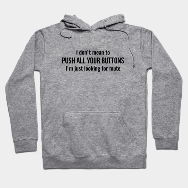 Gray cotton hoodie with humorous text print, casual style, warm and comfortable for everyday wear.