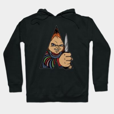 Black graphic hoodie featuring colorful cartoon character design, perfect for casual wear and cozy comfort.